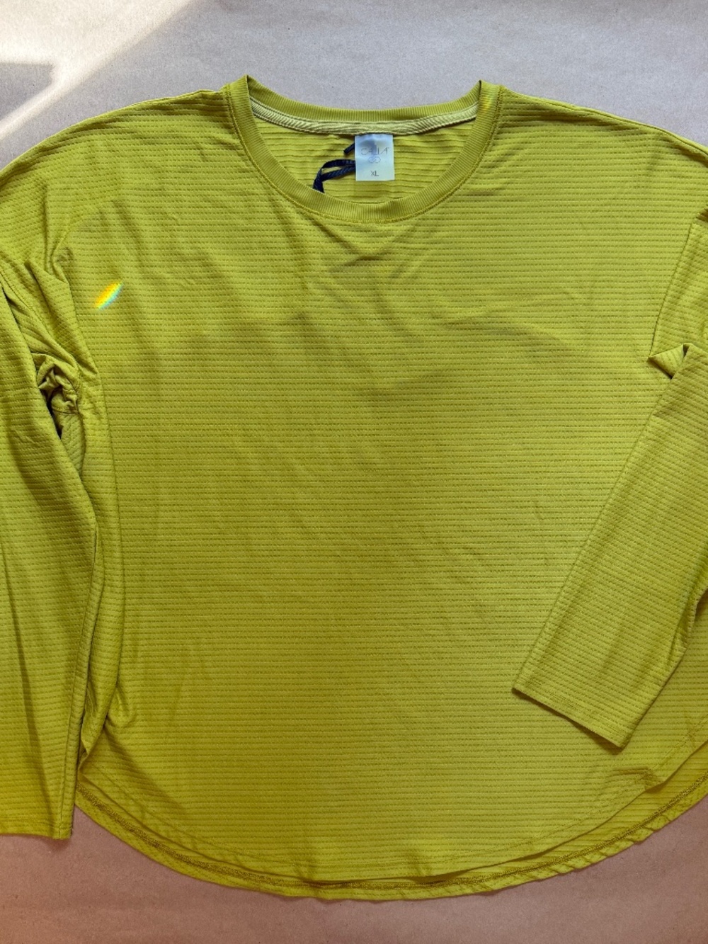 Calia LS Top Women's XL Avocado Green UPF 50+ NWT